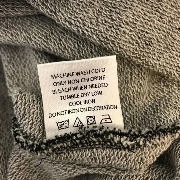 Hazel Womens Charcoal Embroidered Beaded Pullover Crew Long Sleeve Top Size M - Picture 7 of 7